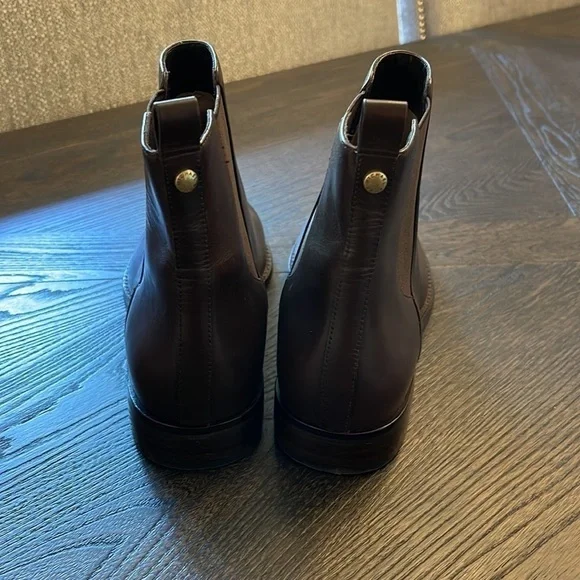 Michael Kors Brown Leather Boots Size 9.5 - Picture 4 of 7